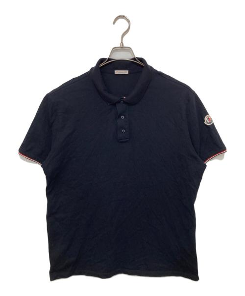 MONCLER（モンクレール）MONCLER (モンクレール) MAGLIA POLO MANICA CORTA ブラック サイズ:XXLの古着・服飾アイテム