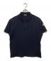 MONCLER（モンクレール）の古着「MAGLIA POLO MANICA CORTA」｜ブラック