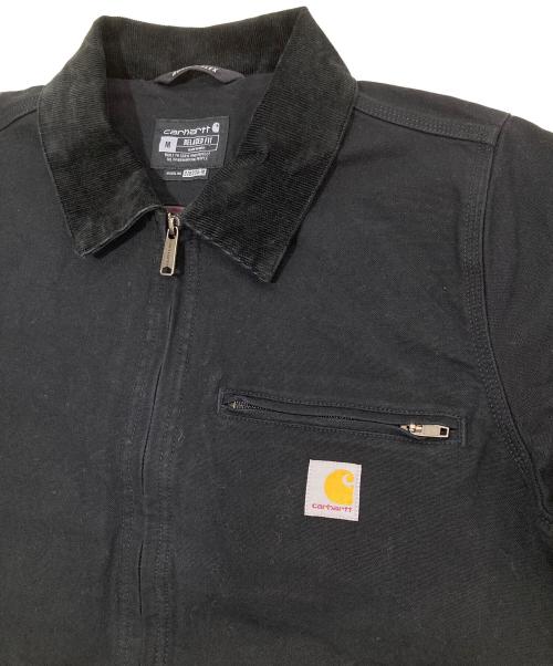 CarHartt(カーハート)（カーハート）CarHartt(カーハート) (カーハート) Rugged Flex Relaxed Fit Duck Detroit（ラギッドフレックスリラックスフィットデトロイトジャケット） ブラック サイズ:Mの古着・服飾アイテム