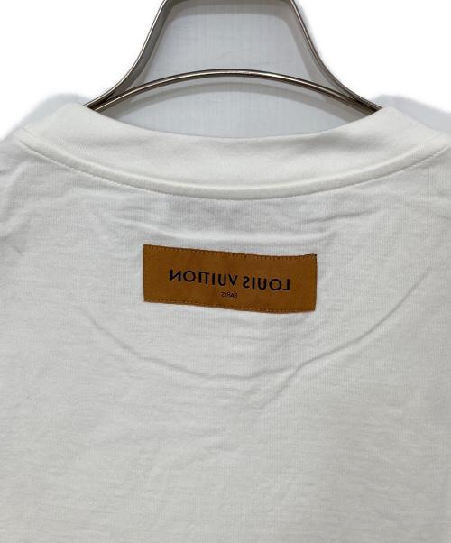 LOUIS VUITTON（ルイ ヴィトン）LOUIS VUITTON (ルイ ヴィトン) インサイドアウトグラフィック刺繍Tシャツ ホワイト サイズ:Mの古着・服飾アイテム