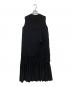 ENFOLD (エンフォルド) SQUARE DRAPE DRESS ブラック サイズ:38：18000円