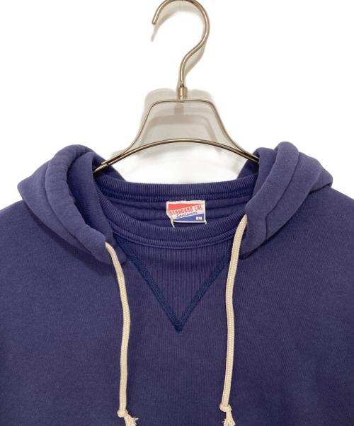STANDARD CALIFORNIA（スタンダードカリフォルニア）STANDARD CALIFORNIA (スタンダードカリフォルニア) SD LOGO AFTER HOOD SWEAT ブルー サイズ:Lの古着・服飾アイテム