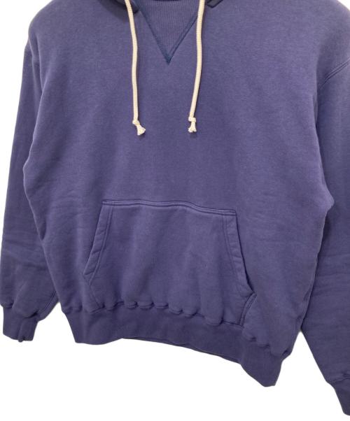 STANDARD CALIFORNIA（スタンダードカリフォルニア）STANDARD CALIFORNIA (スタンダードカリフォルニア) SD LOGO AFTER HOOD SWEAT ブルー サイズ:Lの古着・服飾アイテム