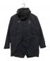 F.C.R.B.（エフシーレアルブリストル）の古着「TOUR BENCH COAT（ツアーベンチコート）　ナイロンフーデッドコート　FCRB-192009」｜ブラック