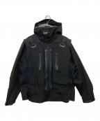 NIKE×MMWナイキ×マシュー・M・ウィリアムス）の古着「Te JACKET BLACK レイヤードGORE-TEXパーカー」｜ブラック