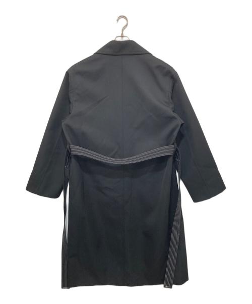 OAMC（オーエーエムシー）OAMC (オーエーエムシー) SOLAR TRENCH COAT（ソーラートレンチコート）オーバーサイズベルテッドウールコート　22AW　A28OAU17 ブラック サイズ:Lの古着・服飾アイテム