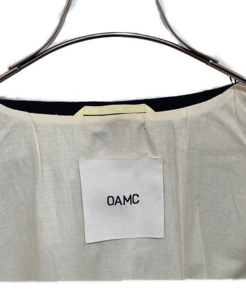 OAMC（オーエーエムシー）OAMC (オーエーエムシー) SOLAR TRENCH COAT（ソーラートレンチコート）オーバーサイズベルテッドウールコート　22AW　A28OAU17 ブラック サイズ:Lの古着・服飾アイテム