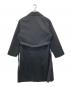 OAMC (オーエーエムシー) SOLAR TRENCH COAT（ソーラートレンチコート）オーバーサイズベルテッドウールコート　22AW　A28OAU17 ブラック サイズ:L：70000円