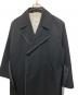 中古・古着 OAMC (オーエーエムシー) SOLAR TRENCH COAT（ソーラートレンチコート）オーバーサイズベルテッドウールコート　22AW　A28OAU17 ブラック サイズ:L：70000円