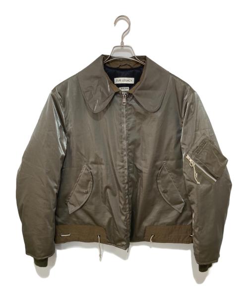 OUR LEGACY（アワーレガシー）OUR LEGACY (アワーレガシー) GLYPTODON BOMBER（グリプトドンボンバー）/フライトジャケット / 22AW M4221GS グレー サイズ:46の古着・服飾アイテム