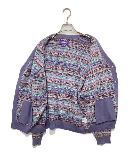 FUCKING AWESOME（ファッキンオーサム）FUCKING AWESOME (ファッキンオーサム) ディルペインティングカーディガン パープル サイズ:Lの古着・服飾アイテム