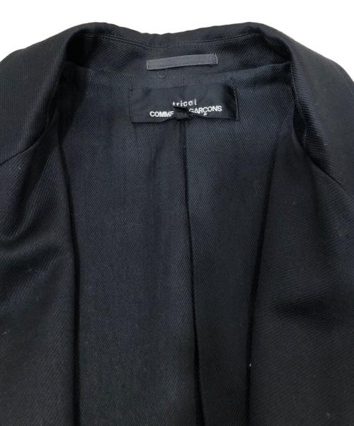 tricot COMME des GARCONS（トリココムデギャルソン）tricot COMME des GARCONS (トリココムデギャルソン) 切替3Bテーラードジャケット ブラック サイズ:Ｍの古着・服飾アイテム