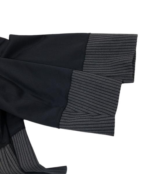 tricot COMME des GARCONS（トリココムデギャルソン）tricot COMME des GARCONS (トリココムデギャルソン) 切替3Bテーラードジャケット ブラック サイズ:Ｍの古着・服飾アイテム