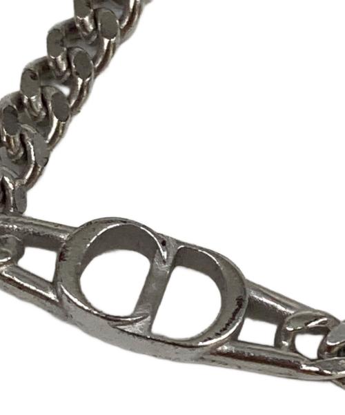 Christian Dior（クリスチャン ディオール）Christian Dior (クリスチャン ディオール) cd icon チェーンリンク ネックレス シルバーの古着・服飾アイテム