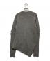 CELINE (セリーヌ) アシンメトリーエルボーカット ニット カーディガンニットカーディガン グレー サイズ:XS：35000円