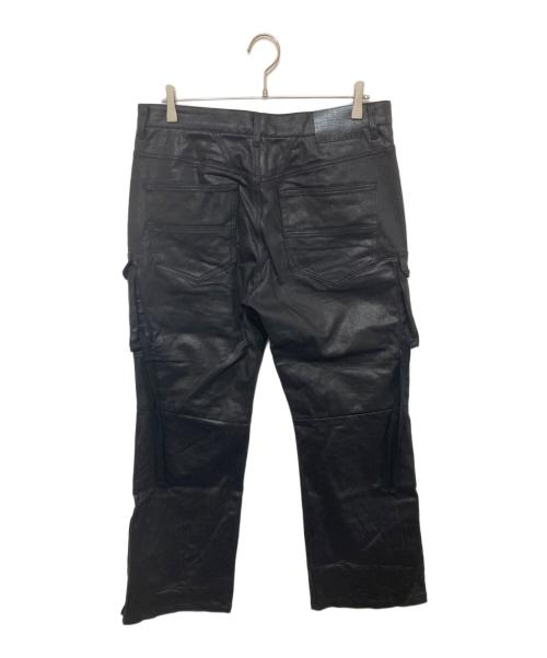 BREATH（ブレス）BREATH (ブレス) COATING BOOTCUT CARGO PANTS ブラック サイズ:XLの古着・服飾アイテム