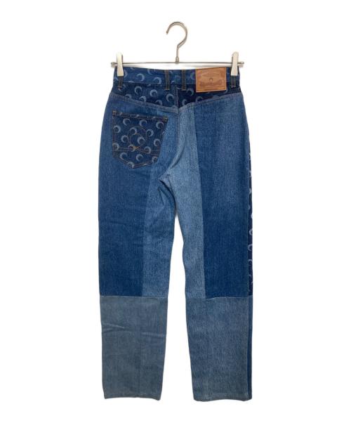 MARINE SERRE（マリーンセル）MARINE SERRE (マリーンセル) Regenerated Moon Denim Pants インディゴ サイズ:36の古着・服飾アイテム