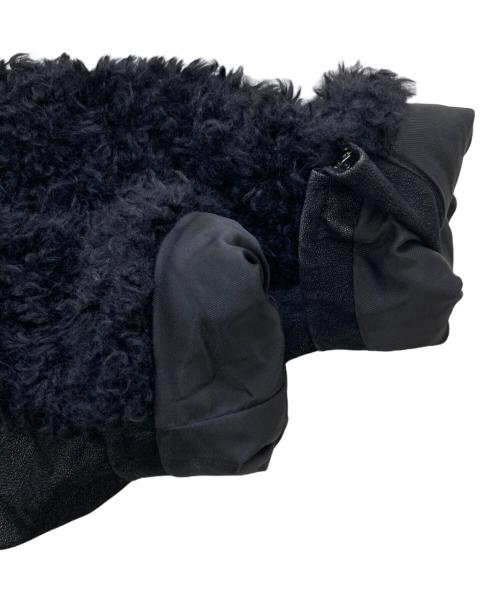 PRANK PROJECT（プランクプロジェクト）PRANK PROJECT (プランクプロジェクト) Faux Leather Combi Fur Jacket ブラック サイズ:FREEの古着・服飾アイテム