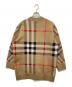 BURBERRY LONDON (バーバリーロンドン) CHECK TECHNICAL WOOL JACQUARD SWEATER ブラウン サイズ:M：45000円