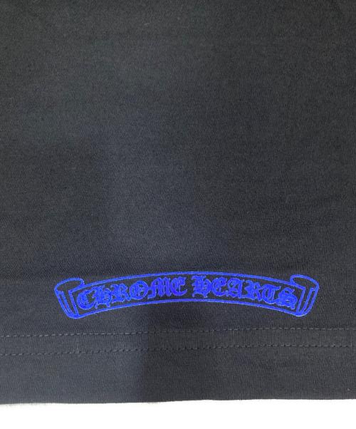 CHROME HEARTS（クロムハーツ）CHROME HEARTS (クロムハーツ) ネックロゴロングスリーブカットソー ブラック サイズ:Lの古着・服飾アイテム