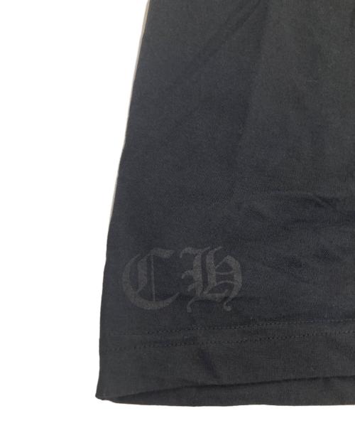 CHROME HEARTS（クロムハーツ）CHROME HEARTS (クロムハーツ) ネックロゴロングスリーブカットソー ブラック サイズ:Lの古着・服飾アイテム