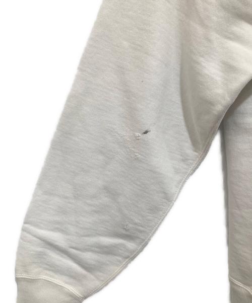 SAINT MICHAEL（セントマイケル）SAINT MICHAEL (セントマイケル) BJ CREW NECK SWEAT/YOUNG/WHITE ホワイト サイズ:Mの古着・服飾アイテム