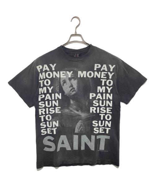 SAINT MICHAEL（セントマイケル）SAINT MICHAEL (セントマイケル) PTP SS TEE/STAY REAL ブラック サイズ:Lの古着・服飾アイテム