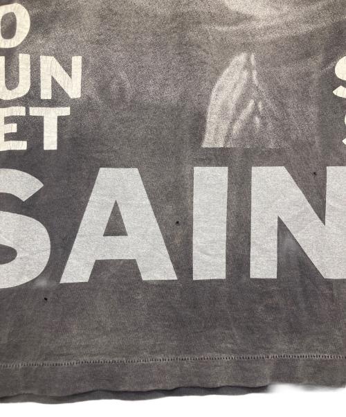 SAINT MICHAEL（セントマイケル）SAINT MICHAEL (セントマイケル) PTP SS TEE/STAY REAL ブラック サイズ:Lの古着・服飾アイテム