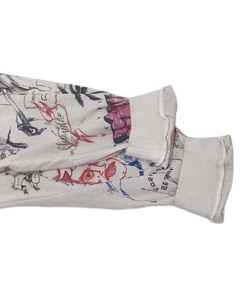 SAINT MICHAEL（セントマイケル）SAINT MICHAEL (セントマイケル) BR LS TEE/LA ホワイト サイズ:OSの古着・服飾アイテム