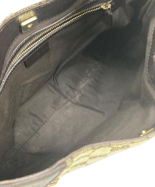 GUCCI（グッチ）GUCCI (グッチ) GGキャンバスワンショルダーバッグ 137388 シェリーライン ベージュの古着・服飾アイテム