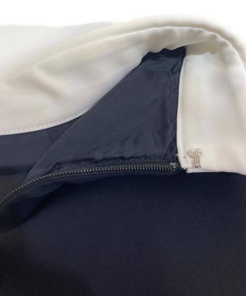 Sov.（ソブ）Sov. (ソブ) ダブルサテンワンピース ネイビー サイズ:38の古着・服飾アイテム