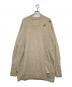 MM6 Maison Margiela（エムエムシックスメゾンマルジェラ）の古着「V NECK Damage Kint Sweater」｜ベージュ