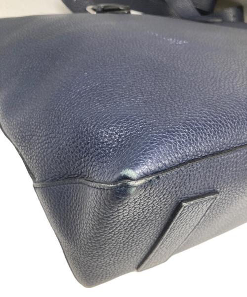 BALLY（バリー）BALLY (バリー) レザートートバッグ ネイビーの古着・服飾アイテム