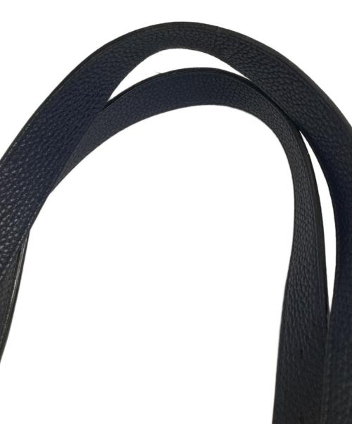 BALLY（バリー）BALLY (バリー) レザートートバッグ ネイビーの古着・服飾アイテム