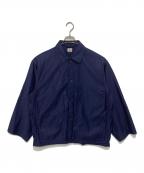 blurhms ROOTSTOCKブラームスルーツストック）の古着「ライトモールスキンワークジャケット」｜ネイビー