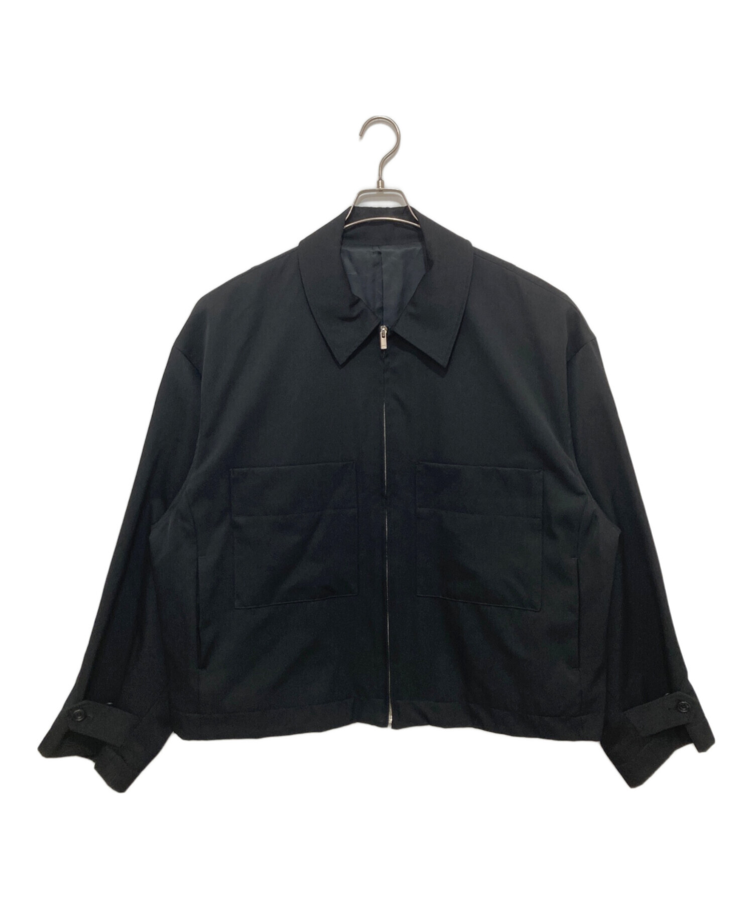 シュタイン OVER SLEEVE DRIZZLER JACKET ブラック シュタイン OVER SLEEVE DRIZZLER JACKET ブラック