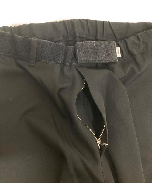 Graphpaper（グラフペーパー）Graphpaper (グラフペーパー) SELVAGE WOOL COOK PANTS ブラック サイズ:FREEの古着・服飾アイテム