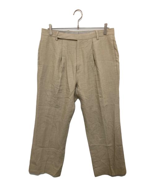 KAPTAIN SUNSHINE（キャプテンサンシャイン）KAPTAIN SUNSHINE (キャプテンサンシャイン) 1プリーツ スラックス ベージュ サイズ:32の古着・服飾アイテム