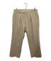 KAPTAIN SUNSHINE（キャプテンサンシャイン）の古着「1プリーツ スラックス」｜ベージュ