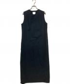 Ron Hermanロンハーマン）の古着「Garment Dye OPガーメントダイノースリーブワンピース」｜ブラック