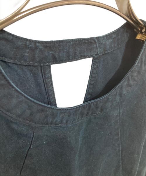 Ron Herman（ロンハーマン）Ron Herman (ロンハーマン) Garment Dye OPガーメントダイノースリーブワンピース ブラック サイズ:Sの古着・服飾アイテム