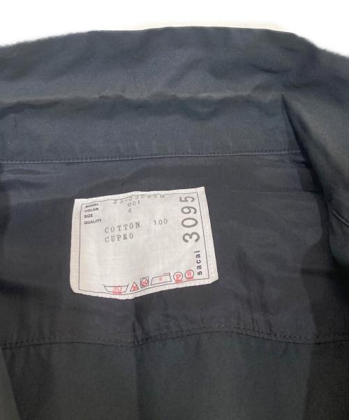 sacai（サカイ）sacai (サカイ) THOMAS MASON (トーマスメイソン) Cotton Polin Shirt ブラック サイズ:4の古着・服飾アイテム