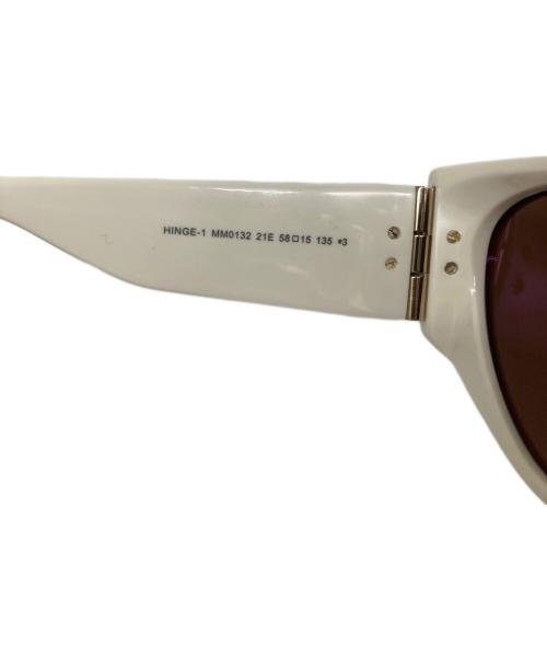 MaxMara（マックスマーラ）MaxMara (マックスマーラ) サングラス ホワイト サイズ:58□15の古着・服飾アイテム