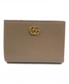GUCCIグッチ）の古着「ダブルG ウォレット」｜ベージュ
