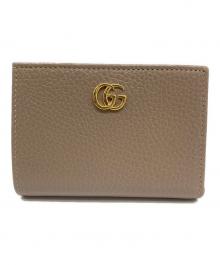 GUCCI（グッチ）の古着「ダブルG ウォレット」｜ベージュ