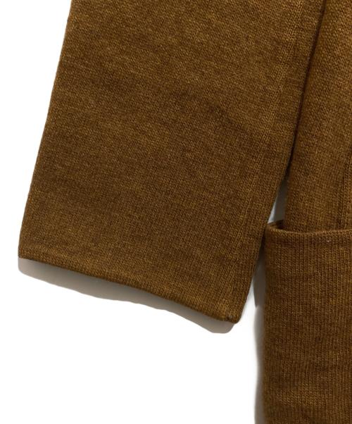 CELINE（セリーヌ）CELINE (セリーヌ) カシミヤ混ニットジャケット FINITION MAIN フィニシオンメイン ブラウン サイズ:36の古着・服飾アイテム