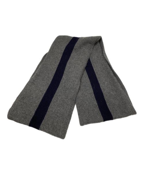 HERMES（エルメス）HERMES (エルメス) カシミヤスヌード グレーの古着・服飾アイテム