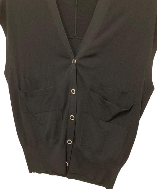 UN3D.（アンスリード）UN3D. (アンスリード) ロングベスト ブラック サイズ:FREEの古着・服飾アイテム