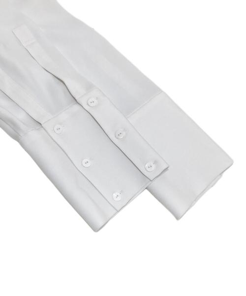 ENFOLD（エンフォルド）ENFOLD (エンフォルド) SLIT SHIRT BLOUSE ホワイト サイズ:38の古着・服飾アイテム