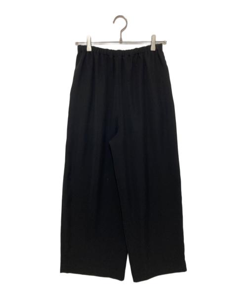 ENFOLD（エンフォルド）ENFOLD (エンフォルド) RELAX ELASTIC WIDE-TROUSERS ブラック サイズ:36の古着・服飾アイテム